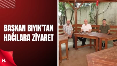 Darıca Belediye Başkanı Muzaffer Bıyık Hacıları Ziyaret Etti