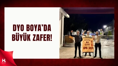 DYO Boya'da Grev İşçilerin Zaferiyle Sonuçlandı