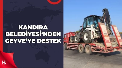 Kandıra Belediyesi’nden Geyve’deki Yangına Destek