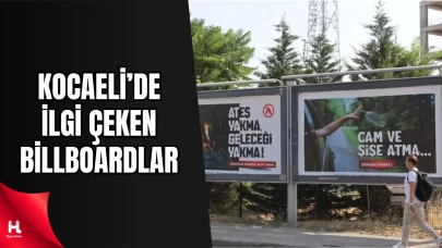 Kocaeli Büyükşehir Belediyesi Billboardlarla Çevre Bilincini Artıyor