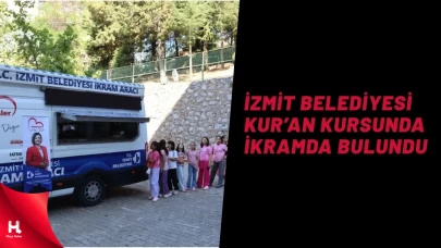 İzmit Belediyesi'nden Kur’an Kursu Öğrencilerine İkram