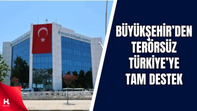 Kocaeli Büyükşehir Belediyesi, Terörsüz Türkiye Çağrısına Destek Verdi