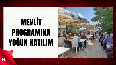 Katçalı Köyü’nde Mevlit Programı Yoğun İlgi Gördü
