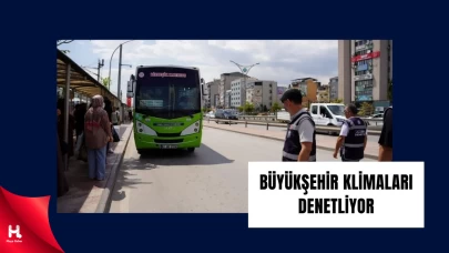 Kocaeli'de Otobüslerde Klimalar Denetleniyor
