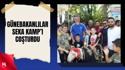 Günebakanlılar SEKA Kamp Alanı'nda Coştu