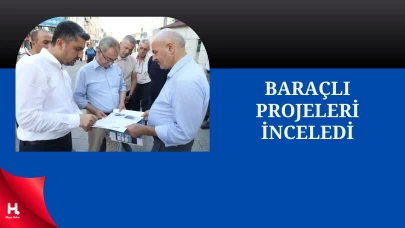 Büyükşehir Genel Sekreteri Baraçlı Gebze'deki Projeleri İnceledi