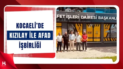 Derince Yangını Sonrası Kızılay’dan AFAD’a Ziyaret