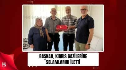 İzmit Belediyesi'nden Kıbrıs Gazilerine Vefa Ziyareti