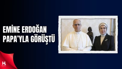 Emine Erdoğan, Papa 14. Leo İle Bir Araya Geldi