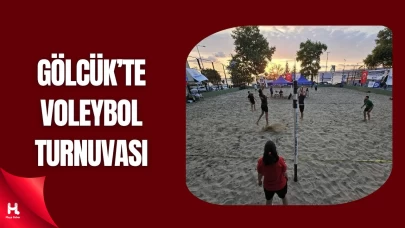 Gölcük'te Geleneksel Plaj Voleybolu Turnuvası Heyecanı Başladı