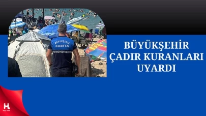 Kandıra Sahillerinde Çadır Denetimi: Zabıta Ekipleri Sahada