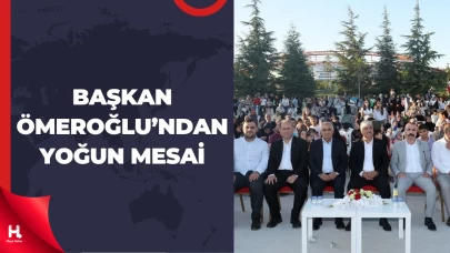 Başkan Ömeroğlu Hem Çocuklarla Hem İtfaiyeyle Buluştu