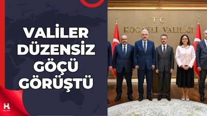 Valiler Kocaeli'de Düzensiz Göçü Görüştü