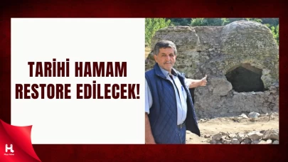 Halıdere'de Tarihi Hacı Nuri Hamamı Restore Edilecek