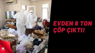 Mersin’de Çöp Evde Üçüncü Temizlik: 6 Ton Atık Çıkarıldı