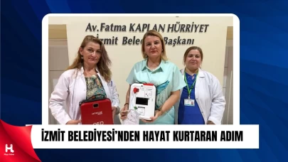 İzmit Belediyesi'nden Kalp Krizi İçin Hayat Kurtaran Adım