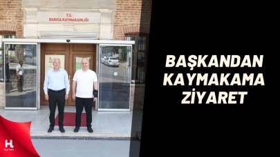 Başkan Bıyık, Kaymakam Dönmez’e Hayırlı Olsun Ziyaretinde Bulundu