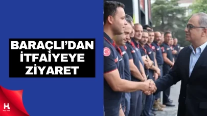 Dr. Hayri Baraçlı’dan İtfaiyecilere Moral Ziyareti