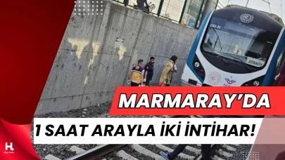 1 Saatte İki İntihar: Marmaray’da Seferler Durduruldu