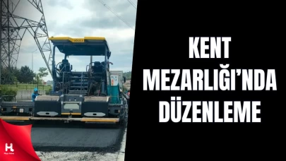 Kent Mezarlığı Otoparkı ve Yolları Yenilendi