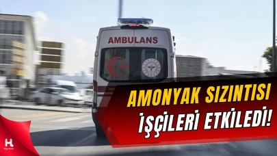 Amonyak Gazı Sızıntısı: 5 İşçi Hastaneye Kaldırıldı