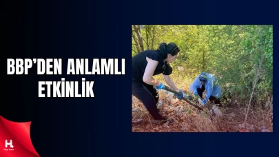 BBP Kocaeli Kadın Kolları’ndan Çevreye Duyarlı Adım