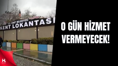 Kent Lokantası 30 Ağustos'ta Kapalı Olacak!