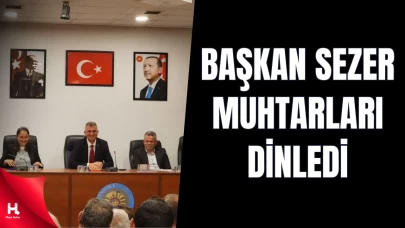 Ali Yıldırım Sezer Muhtarlarla Buluştu