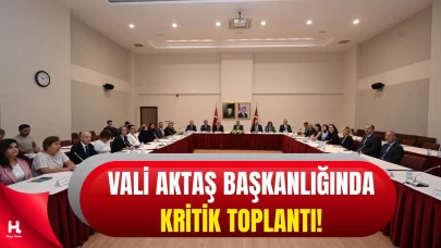 Vali Aktaş Başkanlığında Barınma ve Güvenlik Toplantısı Gerçekleşti