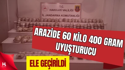 Jandarmadan Büyük Operasyon: 60 Kilo Uyuşturucu Ele Geçirildi