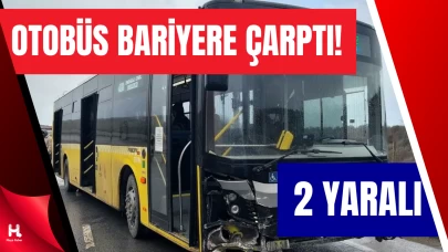 Arnavutköy’de İETT otobüsü kazaya karıştı: 2 kişi yaralandı
