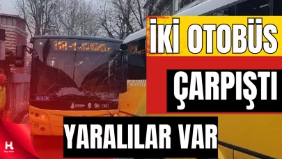 Beykoz’da Korkutan Kaza: İki İETT Otobüsü Kafa Kafaya Çarpıştı