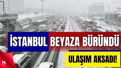 İstanbul’da Kar Alarmı: Toplu Taşımada Aksamalar Yaşandı