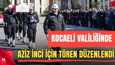 Emekli Vali Yardımcısı İnci İçin Kocaeli Valiliğinde Resmi Tören