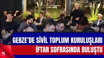 Gebze Belediyesi, Sivil Toplum Kuruluşlarına İftar Programı Düzenledi