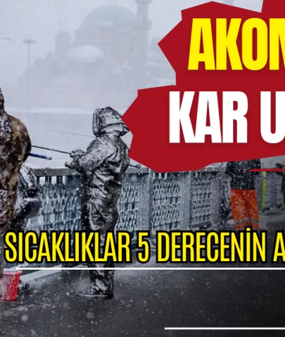 AKOM Uyardı: İstanbul’da Sıcaklıklar 5 Derecenin Altına Düşecek