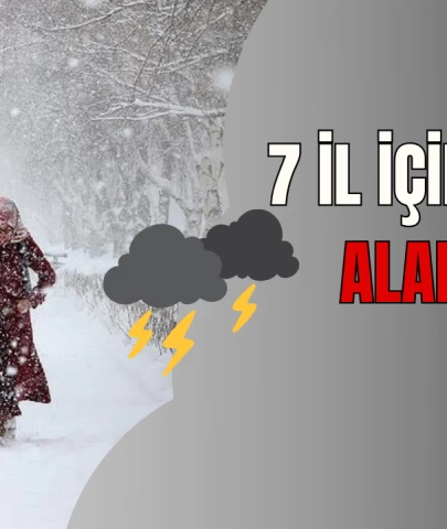 Meteoroloji Uyardı: 7 İlde Kuvvetli Sağanak ve Kar Bekleniyor
