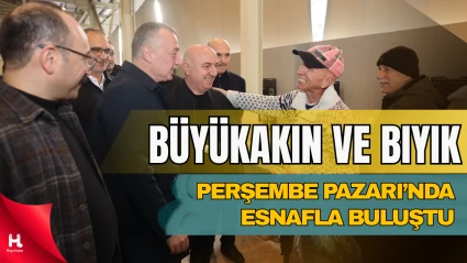 Başkanlar Darıca Perşembe Pazarı’nda Esnafla Buluştu