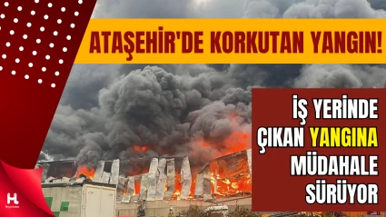 Ferhatpaşa’da Korku Dolu Anlar: Bir İş Yerinde Yangın Çıktı!