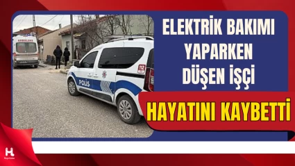 Elektrik Bakımı Yapan İşçi Makineden Düşerek Hayatını Kaybetti