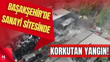 İkitelli Atatürk Oto Sanayi Sitesi’nde Yangın Paniği