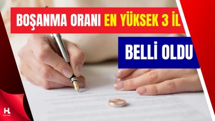TÜİK Açıkladı: Boşanma Oranı En Yüksek 3 İl Belli Oldu
