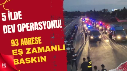 5 İlde Dev Narkotik Operasyonu: 346 Şüpheli Yakalandı