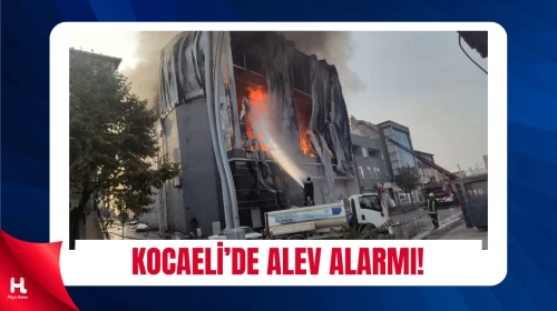Kocaeli’nde Depo Yangını! Alevler Gökyüzünü Aydınlattı