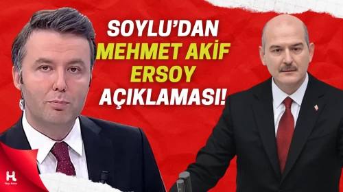 Süleyman Soylu'dan Mehmet Akif Ersoy açıklaması!