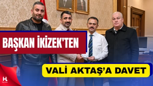 Esnaf Odası Başkanı Şenol İkizek'ten Vali Aktaş’a Davet