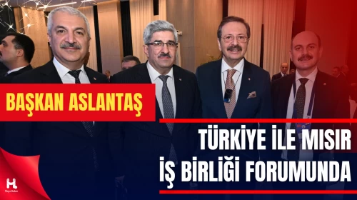 Başkan Aslantaş, Türkiye ile Mısır İş Birliği Forumuna Katıldı