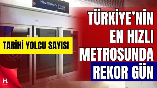 Havalimanı Metrosu 16 Şubat’ta Tarihi Yolcu Sayısına Ulaştı