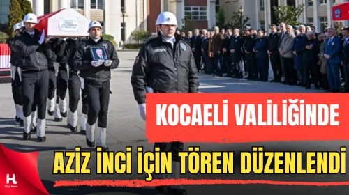 Emekli Vali Yardımcısı İnci İçin Kocaeli Valiliğinde Resmi Tören