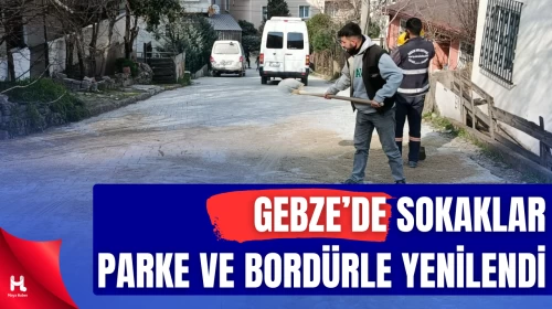 Gebze’de Adem Yavuz Mahallesi’ndeki Çalışmalar Tamamlandı